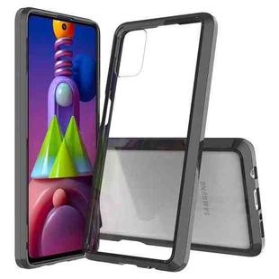 For Samsung Galaxy M51 Scratchproof TPU + Acrylic Protective Case(Black)