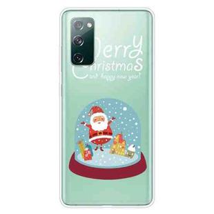 For Samsung Galaxy S20 FE Trendy Cute Christmas Patterned Case Clear TPU Cover Phone Cases(Crystal Ball)