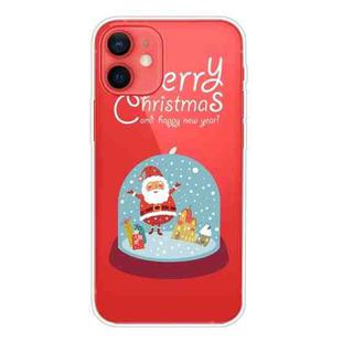 For iPhone 12 mini Trendy Cute Christmas Patterned Case Clear TPU Cover Phone Cases (Crystal Ball)