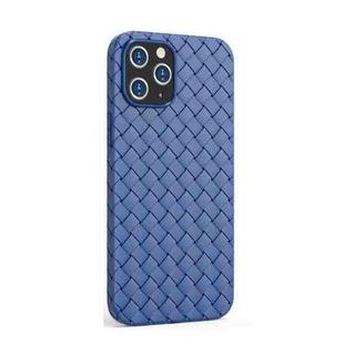 For iPhone 12 mini BV Woven All-inclusive Shockproof Case (Dark Blue)