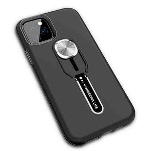 2 in 1 Shockproof TPU+PC Case with Ring Holder For iPhone 12 mini(Black)