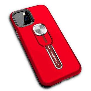 2 in 1 Shockproof TPU+PC Case with Ring Holder For iPhone 12 / 12 Pro(Red)