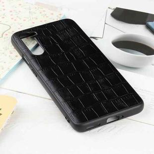 Crocodile Texture Leather Protective Case For Huawei Mate 4 Lite / Maimang 9(Black)