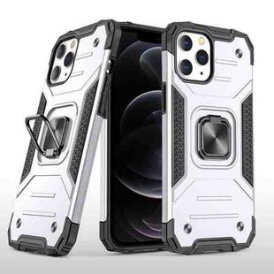 For iPhone 12 / 12 Pro Magnetic Armor Shockproof TPU + PC Case with Metal Ring Holder