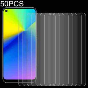 For OPPO Realme 7i 50 PCS 0.26mm 9H 2.5D Tempered Glass Film
