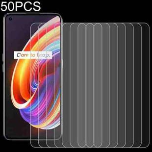 For OPPO Realme X7 Pro 50 PCS 0.26mm 9H 2.5D Tempered Glass Film
