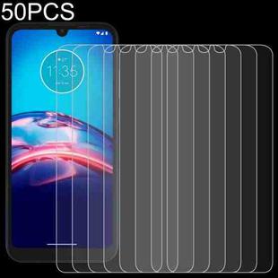 For Motorola Moto E (2020) 50 PCS 0.26mm 9H 2.5D Tempered Glass Film
