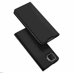 For OPPO F17 / A73 DUX DUCIS Skin Pro Series Horizontal Flip PU + TPU Leather Case with Holder & Card Slots(Black)