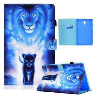 For Samsung Galaxy Tab A 10.5 T590 Colored Drawing Horizontal Flip Leather Case with Holder & Card Slots & Sleep / Wake-up Function(Lion)