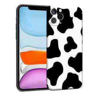 For iPhone 11 Precision Hole Shockproof Protective Case (Milk Cow)