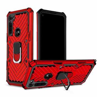 For Motorola Moto G Stylus Cool Armor PC + TPU Shockproof Case with 360 Degree Rotation Ring Holder(Red)