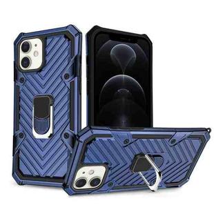 Cool Armor PC + TPU Shockproof Case with 360 Degree Rotation Ring Holder For iPhone 12 / 12 Pro(Blue)