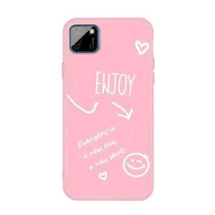 For Huawei Y5p (2020) Enjoy Smiley Heart Pattern Shockproof TPU Case(Pink)