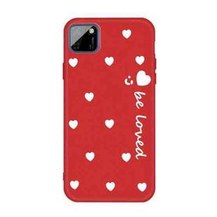 For Huawei Y5p (2020) Enjoy Smiley Heart Pattern Shockproof TPU Case(Red)