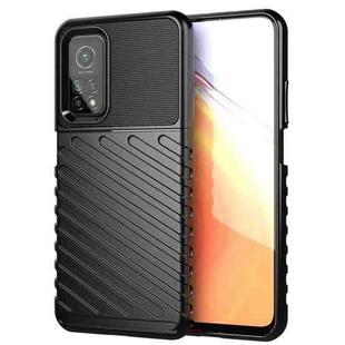 For Xiaomi Mi 10T 5G Thunderbolt Shockproof TPU Soft Case(Black)