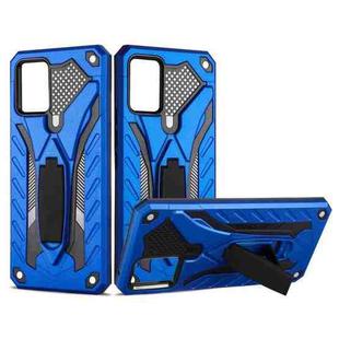 For vivo V20 Pro / S7 Shockproof TPU + PC Protective Case with Holder(Blue)