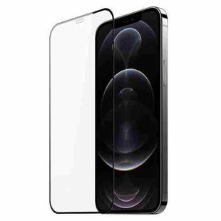 For iPhone 12 Pro Max DUX DUCIS 0.33mm 9H Medium Alumina HD Full Screen Tempered Glass Film(Black)