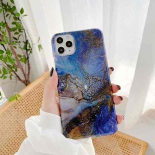 Marble Abstract Full Cover IMD TPU Shockproof Protective Phone Case For iPhone 11 Pro(Quicksand Gold)
