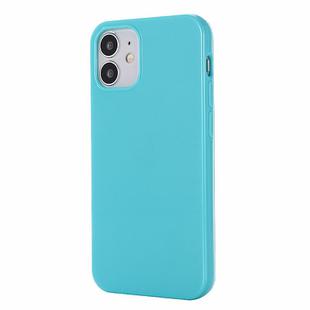 For iPhone 12 / 12 Pro Solid Color TPU Protective Case(Mint Green)