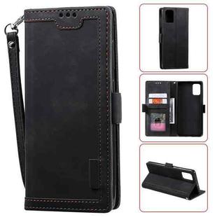 For Samsung Galaxy S20 FE Retro Splicing Horizontal Flip Leather Case with Card Slots & Holder & Wallet(Black)