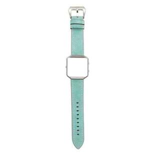 For Fitbit Blaze Fresh Style Leather Watch Band(Green)