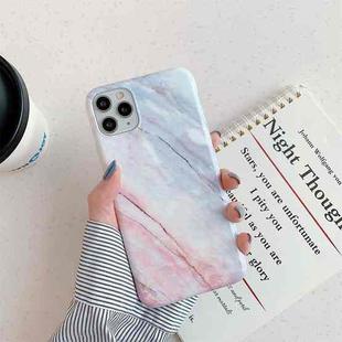 For iPhone 12 / 12 Pro Marble Pattern TPU Protective Case(Light Pink)