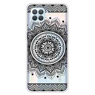 For OPPO F17 / A73 (2020) / Reno4 F Colored Drawing Clear TPU Cover Protective Cases(Mandala)