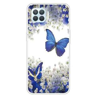 For OPPO F17 Pro / A93 / Reno4 Lite Colored Drawing Clear TPU Cover Protective Cases(Butterfly)