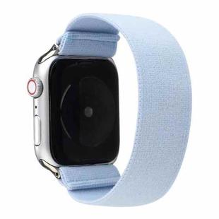 Solid Color Silicone Watch Band For Apple Watch Series 7 45mm / 6 & SE & 5 & 4 44mm / 3 & 2 & 1 42mm(Sky Blue)