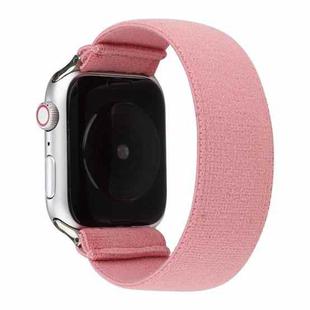 Solid Color Silicone Watch Band For Apple Watch Ultra 49mm / Series 8&7 45mm / SE 2&6&SE&5&4 44mm / 3&2&1 42mm(Smoke Pink)
