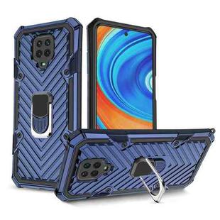 For Xiaomi Redmi Note 9S Cool Armor PC + TPU Shockproof Case with 360 Degree Rotation Ring Holder(Blue)