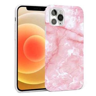 Glossy Marble Pattern TPU Protective Case For iPhone 12 mini(Pink)
