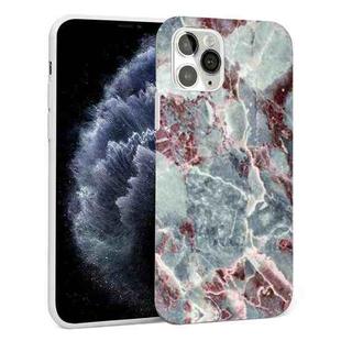 Glossy Marble Pattern TPU Protective Case For iPhone 11 Pro(Blue Red)