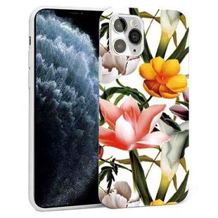 Glossy Flower Pattern TPU Protective Case For iPhone 11 Pro(F2)