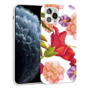 Glossy Flower Pattern TPU Protective Case For iPhone 11 Pro(F5)