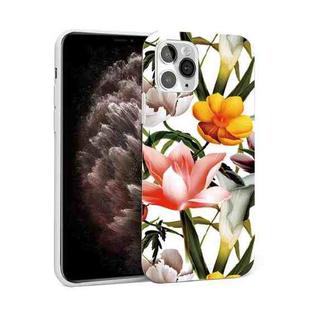 Glossy Flower Pattern TPU Protective Case For iPhone 11 Pro Max(F2)