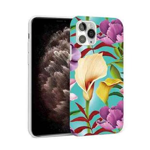 Glossy Flower Pattern TPU Protective Case For iPhone 11 Pro Max(F4)
