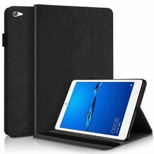 For Huawei Mediapad M5 Lite / C5 10.1 inch Life Tree Series Horizontal Flip Leather Case with Holder & Card Slots & Pen Slot(Black)