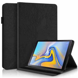 For Samsung Galaxy Tab A 10.5 T590 Life Tree Series Horizontal Flip Leather Case with Holder & Card Slots & Pen Slot(Black)
