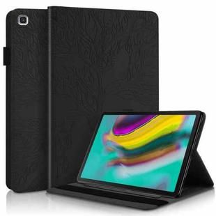 For Samsung Galaxy Tab S5e 10.5 T720 Life Tree Series Horizontal Flip Leather Case with Holder & Card Slots & Pen Slot(Black)