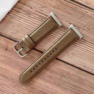 For OPPO Watch 41mm Shell Texture Watch Band(Brown)