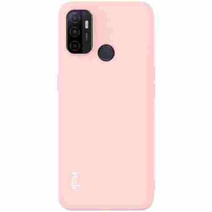 For OPPO A53 2020 IMAK UC-2 Series Shockproof Full Coverage Soft TPU Case(Pink)