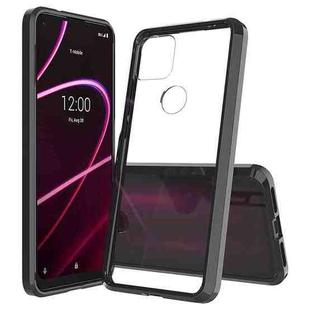 For T-mobile Revvl 5G Scratchproof TPU + Acrylic Protective Case(Black)