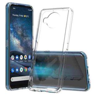 For Nokia 8.3 5G Scratchproof TPU + Acrylic Protective Case(Transparent)