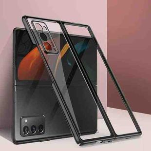 For Samsung Galaxy Z Fold2 5G GKK Straight Edge Phantom TPU + Plating Protective Case(Black)