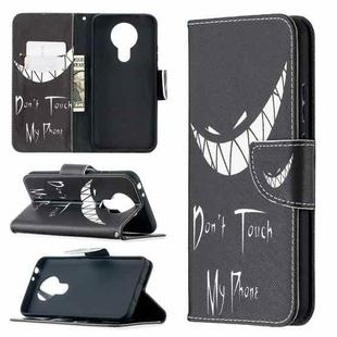For Nokia 3.4 Colored Drawing Pattern Horizontal Flip Leather Case with Holder & Card Slots & Wallet(Smirk)