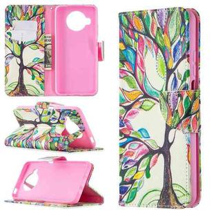 For Xiaomi Mi 10T Lite 5G Colored Drawing Pattern Horizontal Flip Leather Case with Holder & Card Slots & Wallet(Life Tree)