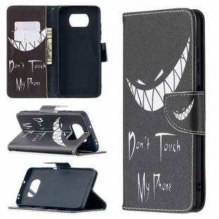 For Xiaomi Mi Poco X3 Colored Drawing Pattern Horizontal Flip Leather Case with Holder & Card Slots & Wallet(Smirk)