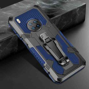 For Huawei Y9a Armor Warrior Shockproof PC + TPU Protective Case(Blue)