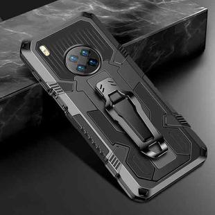 For Huawei Y9a Armor Warrior Shockproof PC + TPU Protective Case(Black)